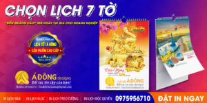 LỊCH TREO TƯỜNG 7 TỜ