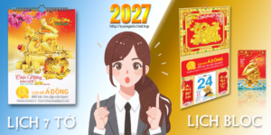 Nên Chọn Lịch Bloc Hay Lịch Treo Tường? Cẩm Nang Chọn Quà Tết 2027 Hoàn Hảo